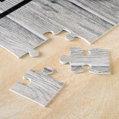 Puzzle Bois rustique Moderne Saint Valentin AMOUR Coeurs (Côté)