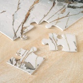 Puzzle Boîte Aux Lettres Rustique Avec Oiseaux De Chickad (Côté)