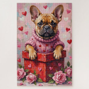 Puzzle Boîte de bonbons de la Saint-Valentin pour chien B