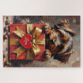 Puzzle Boîte de chocolats de la Saint-Valentin pour chien (Horizontal)