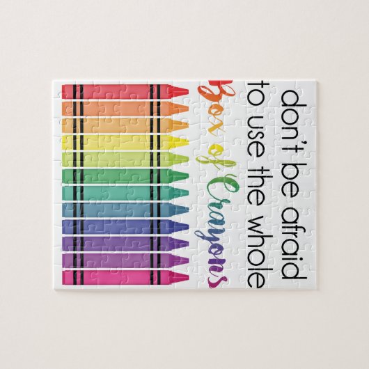 Puzzle Boîte de crayons (Horizontal)