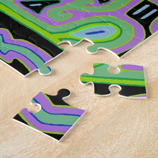 Puzzle Boîte de musique Panama Mola (Côté)