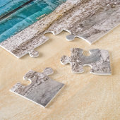 Puzzle Boîte téléphonique anglaise peinte en bleu, Chypre (Côté)