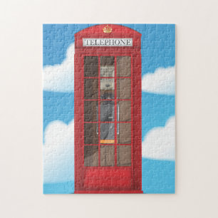 Puzzle Boîte Téléphonique Rouge