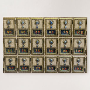 Puzzle Boîtes de verrou combiné de poste