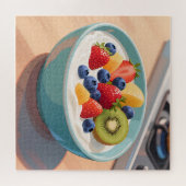 Puzzle Bol de yaourt aux fruits frais (Horizontal)