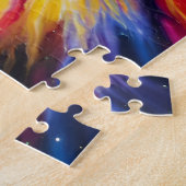 Puzzle Bombe rétro dans l'espace intérieur Voie Lactée (Côté)