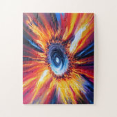 Puzzle Bombe rétro dans l'espace intérieur Voie Lactée (Vertical)