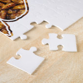 Puzzle Bombyx Mori Silk Moth Cycle de vie Silhouette (Côté)