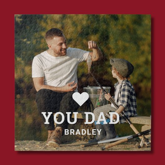 Puzzle BON COEUR VOUS AIME PÈRE Noms de photos