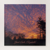 Puzzle Bon Nom De La Chance Beaux Nuages De Lever Du Sole (Vertical)