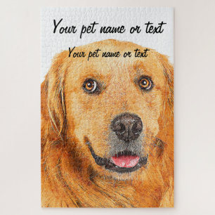 Puzzle Bon Smile Golden Retriever Chien