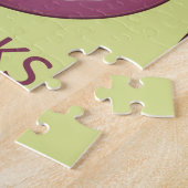 Puzzle Bon thanksgiving Golden Jaune tourbillon design.pn (Côté)