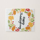 Puzzle BON THANKSGIVING, guirlande de thanksgiving, (Horizontal)