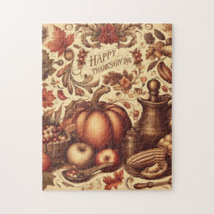 Puzzle Bon thanksgiving vintage/classique