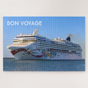 Puzzle Bon voyage : Navire norvégien de croisière sur l