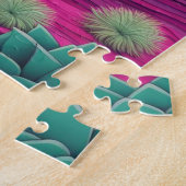 Puzzle Bonaire dans le paradis des vacances rose (Côté)