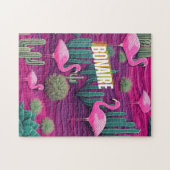 Puzzle Bonaire dans le paradis des vacances rose (Horizontal)