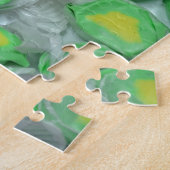 Puzzle Bonbons taffants vert et orange (Côté)