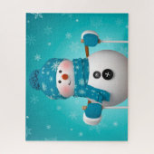 Puzzle Bonhomme de neige (Vertical)