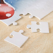 Puzzle bonhomme de neige de Noël (Côté)