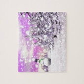 Puzzle Bonhomme de neige heureux pour Noël (Vertical)