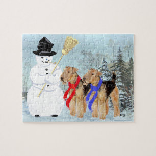 Puzzle Bonhomme de neige magique