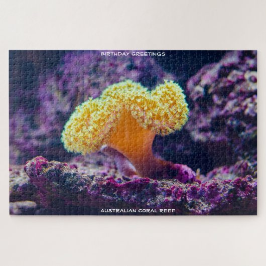 Puzzle Bonjour Anniversaire Coral Reef Australie (Horizontal)