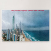 Puzzle Bonjour Anniversaire Gold Coast Queensland Austral (Horizontal)