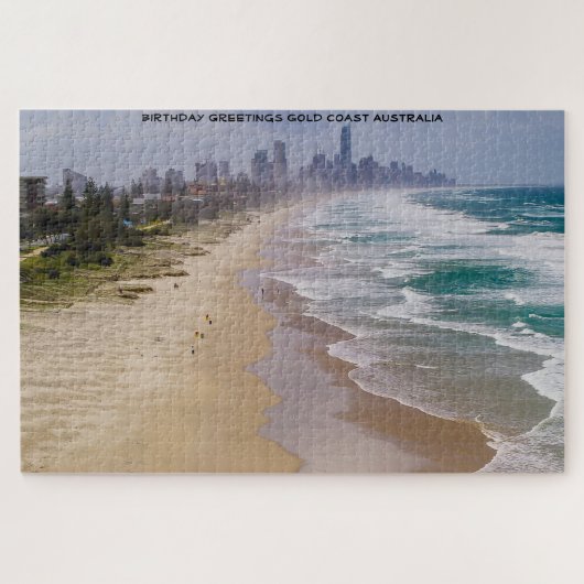 Puzzle Bonjour Anniversaire Gold Coast Queensland Austral (Horizontal)