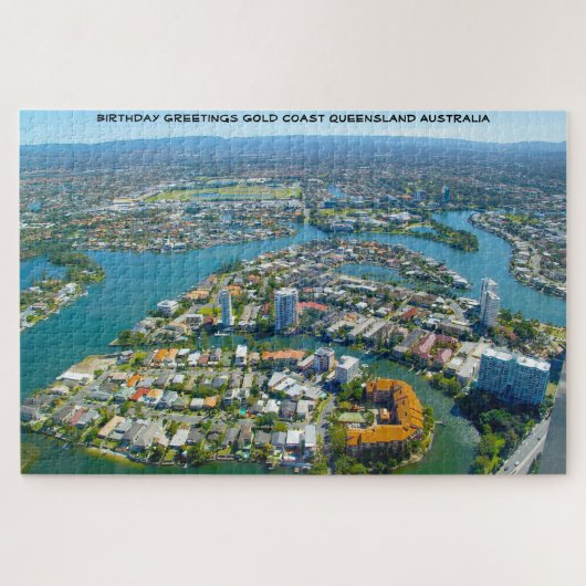 Puzzle Bonjour Anniversaire Gold Coast Queensland Austral (Horizontal)