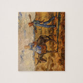 Puzzle Bonjour, Couple paysan par Vincent van Gogh (Vertical)