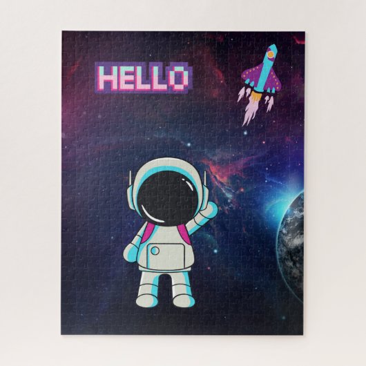 Puzzle "Bonjour de l'espace" (Vertical)