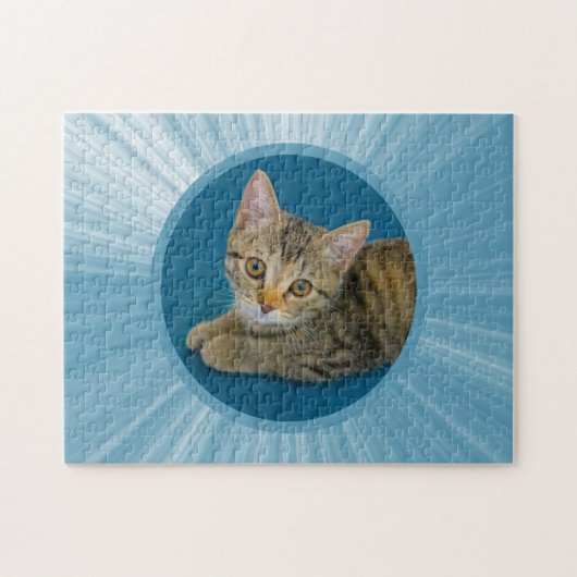 Puzzle Bonjour mignonne - mignonne chaton (Horizontal)