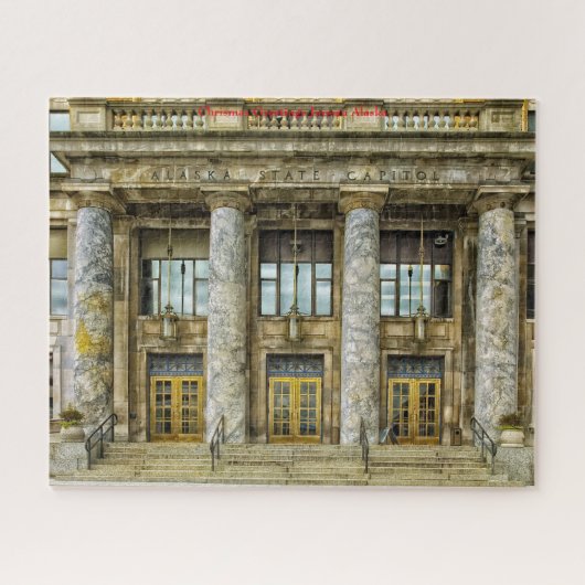 Puzzle Bonjour Noël Alaska Juneau (Horizontal)