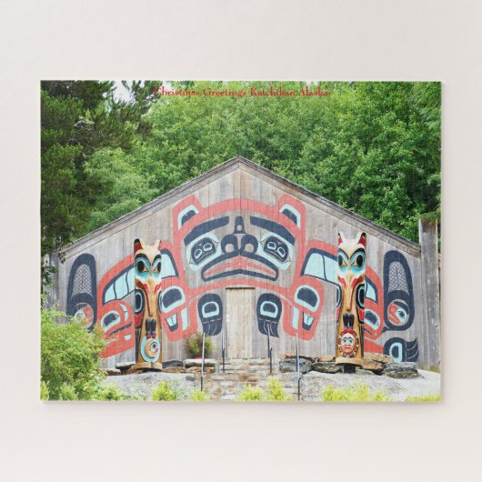 Puzzle Bonjour Noël Ketchikan Alaska (Horizontal)