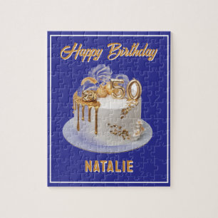 Puzzle Bonne 50e anniversaire sur mesure