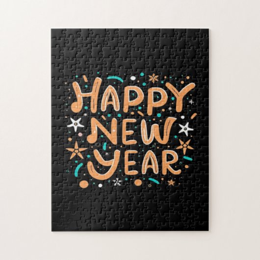 Puzzle Bonne Année (Vertical)