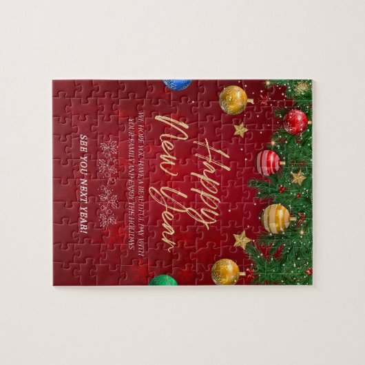 Puzzle Bonne année (Horizontal)