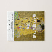 Puzzle Bonne année avec "Le baiser" de Gustav Klimt (Horizontal)
