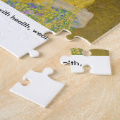 Puzzle Bonne année avec "Le baiser" de Gustav Klimt (Côté)