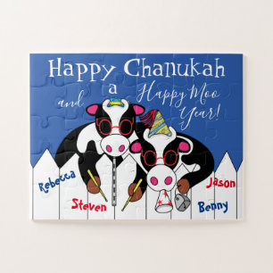 Puzzle Bonne année Moo à Chanukah