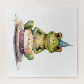 Puzzle Bonne Anniversaire Funny grenouille (Horizontal)