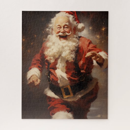 Puzzle Bonne exécution de Père Noël (Vertical)