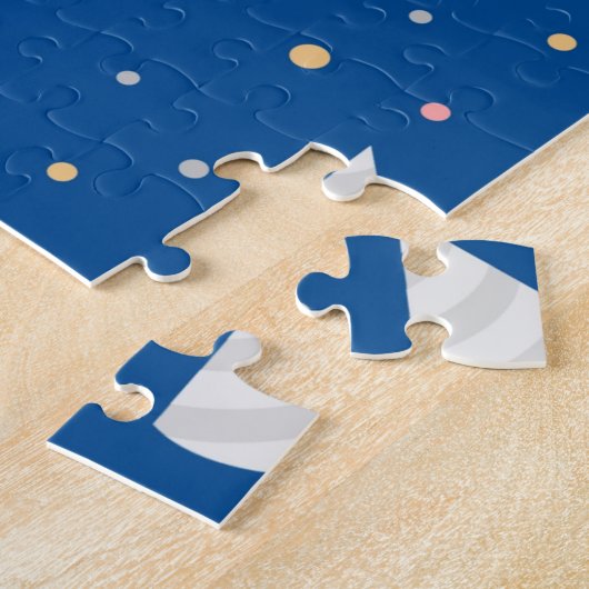 Puzzle Bonne fête colorée d'anniversaire (Côté)