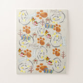 Puzzle Bonne fête d'anniversaire pour un chienCupcake Jig (Vertical)