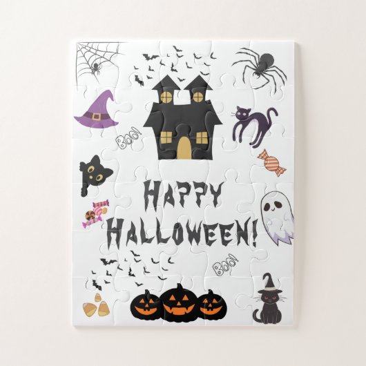 Puzzle Bonne fête d'Halloween (Vertical)
