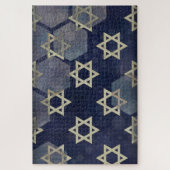 Puzzle Bonne Hanoukka Star de David menorah Dreidel Slipp (Vertical)