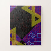 Puzzle Bonne Hanoukka Star de David menorah Dreidel Slipp (Vertical)