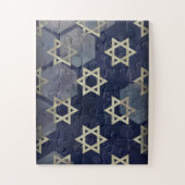 Puzzle Bonne Hanoukka Star de David menorah Dreidel Slipp (Vertical)